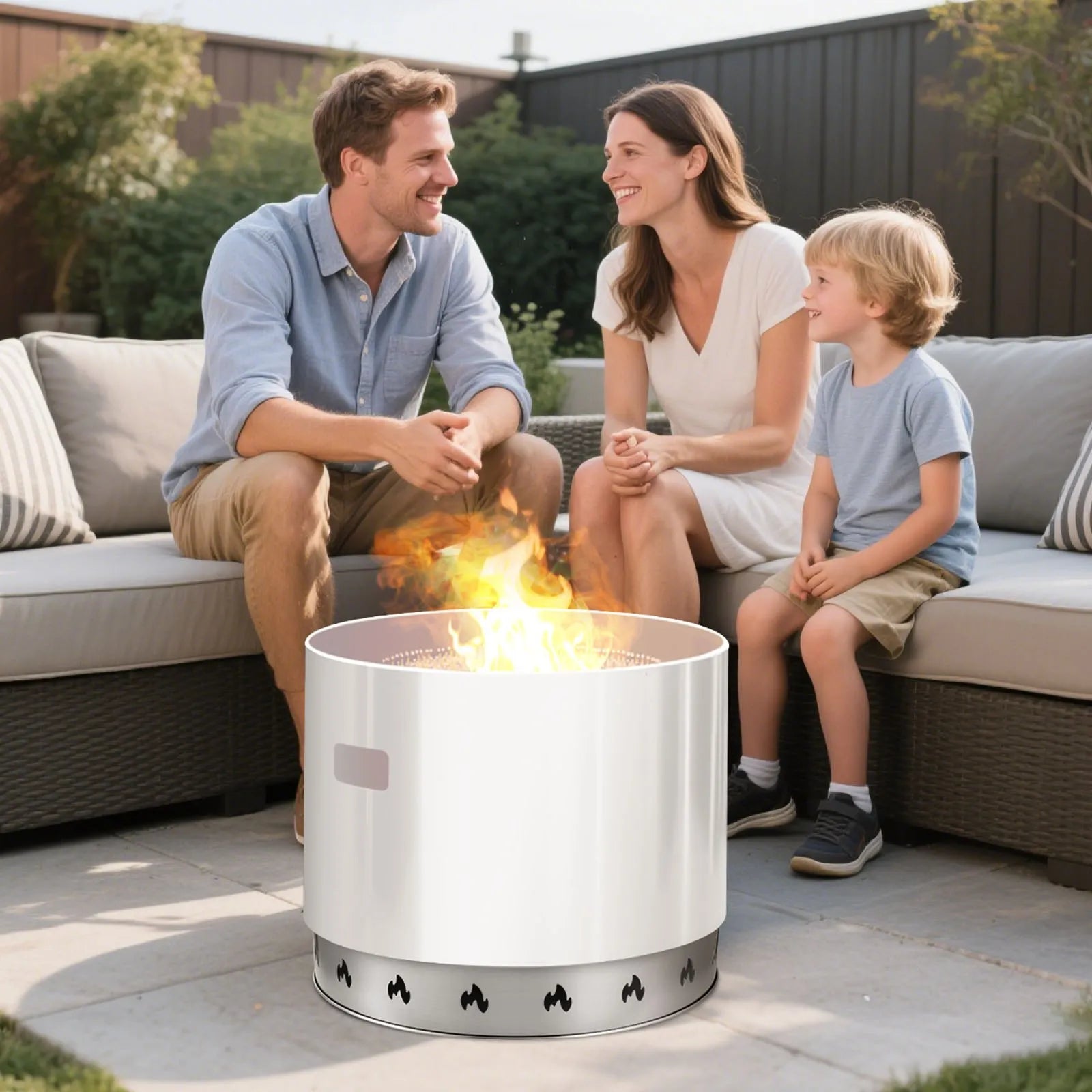 VEVOR Fire Pit Stand for Solo Stove Bonfire 27 Inch Smokeless Fire Pit Ring