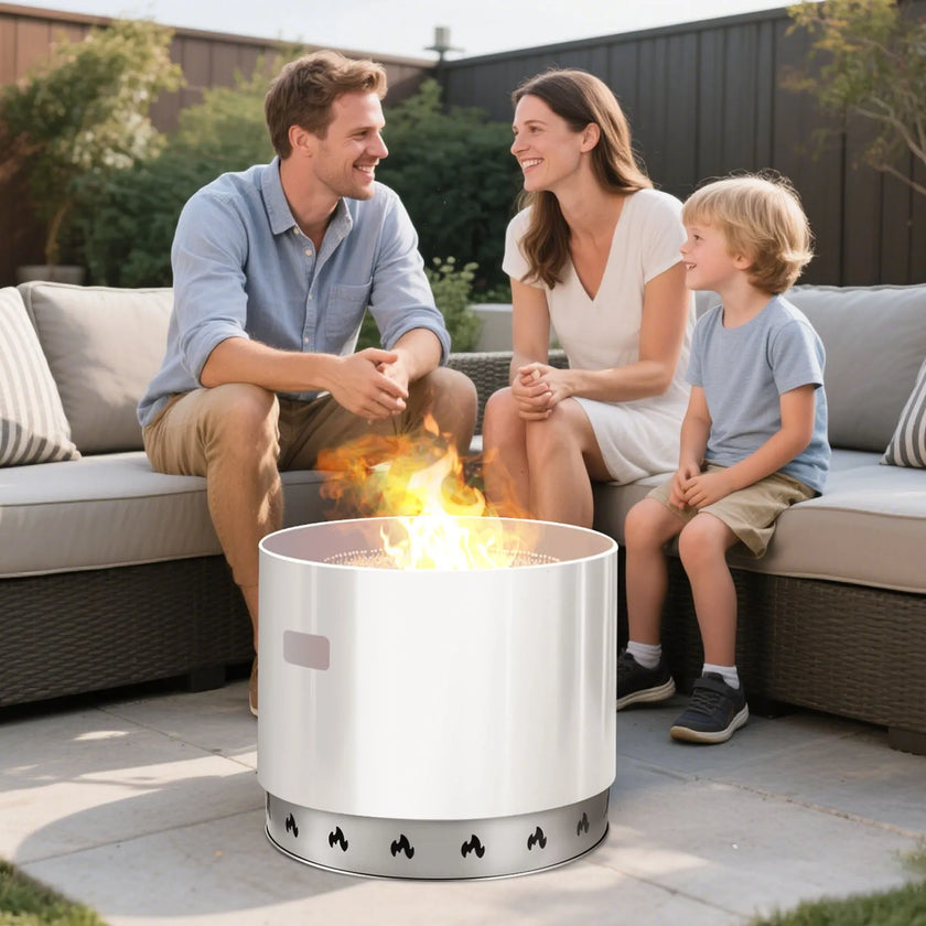 VEVOR Fire Pit Stand for Solo Stove Bonfire 27 Inch Smokeless Fire Pit Ring