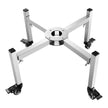 VEVOR Fire Pit Stand 15-27 Inch Adjustable with 4 Casters for Solo Stove