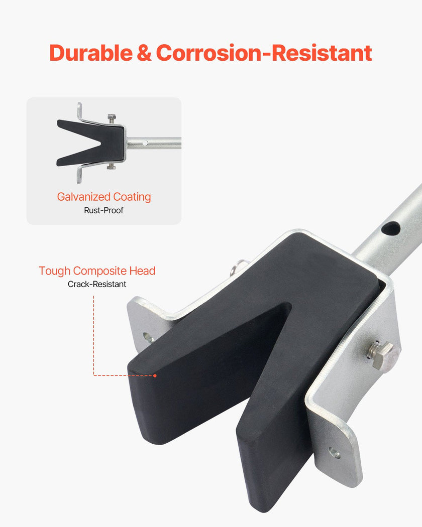 VEVOR Adjustable Transom Saver 23.6-59 in Boat Transom Saver with Composite Head
