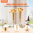 VEVOR 2PCS 56cm/22.05” Tall Wedding Flower Vase Metal Gold Trumpet for Tables