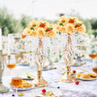 VEVOR 20PCS 43cm/16.9” Tall Crystal Wedding Flower Stand Vase for Party Decor