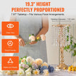 VEVOR 12PCS 49cm/19.3” Tall Crystal Wedding Flower Stand Vase for Party Decor