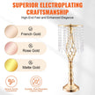 VEVOR 2PCS 55cm/21.65” Tall Crystal Wedding Flower Stand Vase for Party Decor