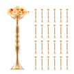 VEVOR 24PCS 50cm/19.7” Wedding Flower Vase Metal Gold Floral Stand for Table