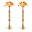 VEVOR 24PCS 50cm/19.7” Wedding Flower Vase Metal Gold Floral Stand for Table
