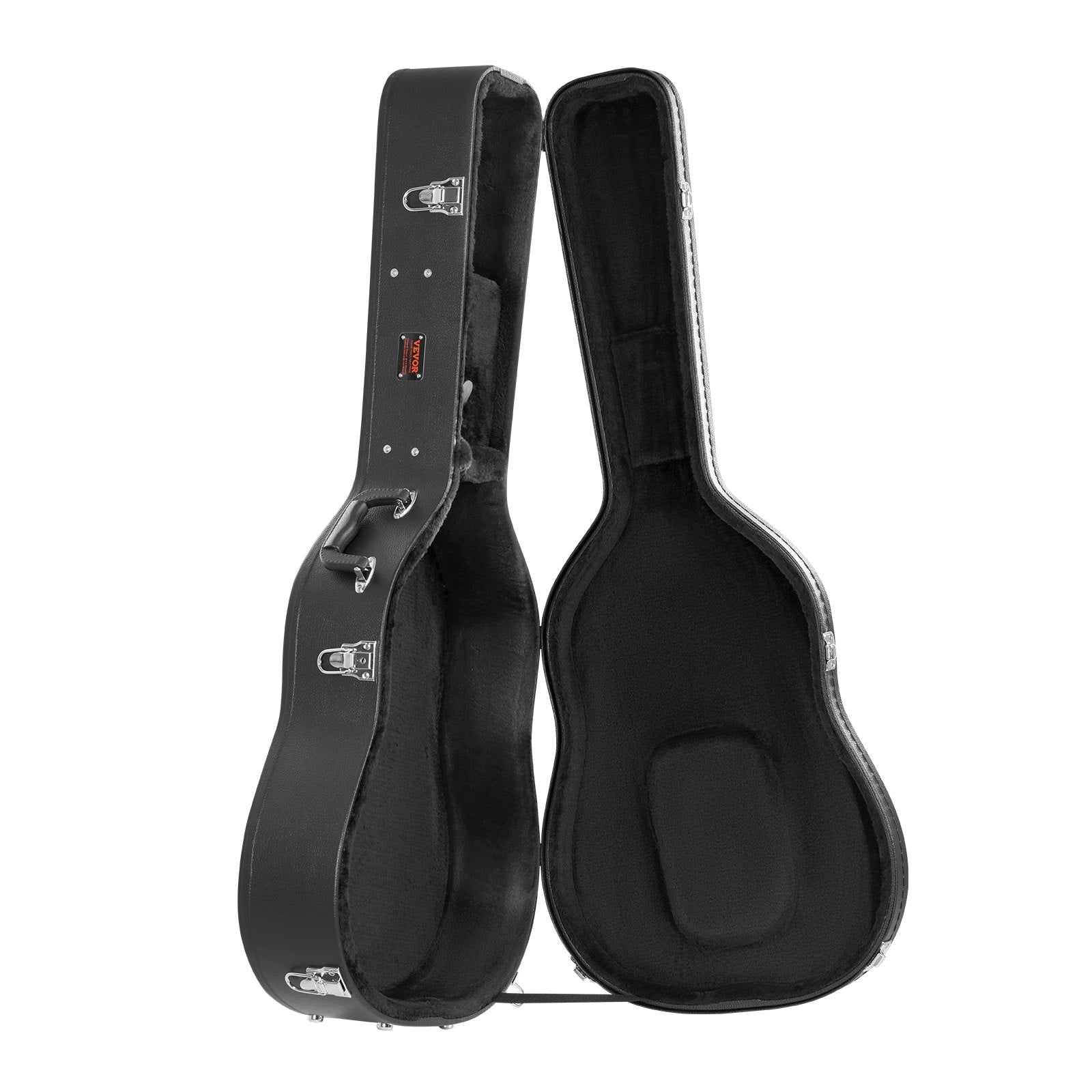 VEVOR Acoustic Guitar Hard Case 43.31 in With Lock And Keys for Acoustic Guitar