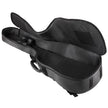 Acoustic Guitar Hard Case for 41-Inch Guitars, Hard-Shell Protective Travel Case with Accessory Compartment, Backpack Straps & Handle