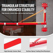 VEVOR Electric Hoist Support Arm, 1320 lbs Max Load Capacity, Electric Hoist Holder Swing Arm with Pole, Steel Hoist Frame, 180° Swivel Scaffold Hoist Lifting Arm, Winch Hoist Arm for Workshop, Garage