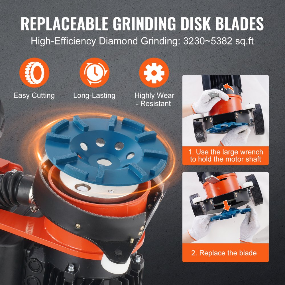 VEVOR Electric Concrete Floor Grinder 7