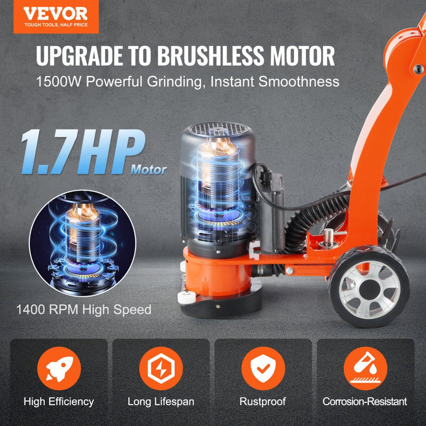 VEVOR Electric Concrete Floor Grinder 7