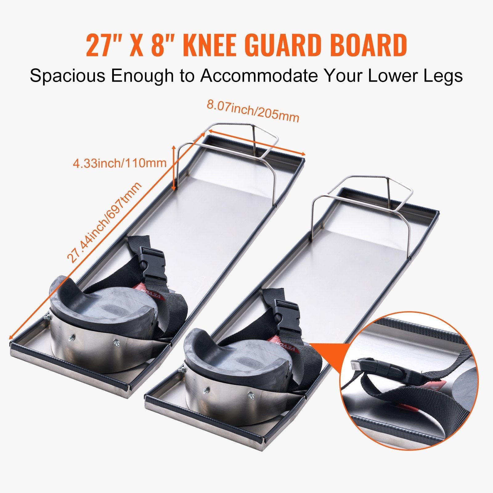 VEVOR Concrete Knee Boards Slider Knee Boards 28