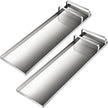 VEVOR Concrete Knee Boards 28'' x 8'' Slider Knee Boards, Kneeler Board Stainless Steel Knee boards, Concrete Board Slider Tools, Pair Moving Sliders with Rouned Conner, for Cement & Concrete Finish