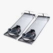 VEVOR Concrete Knee Boards Stainless Steel, 30'' x 10'' Concrete Sliders, Knee Boards For Concrete, Concrete Knee Pads Moving Sliders, with Knee Pads & Board Straps for Cement and Concrete Finishing