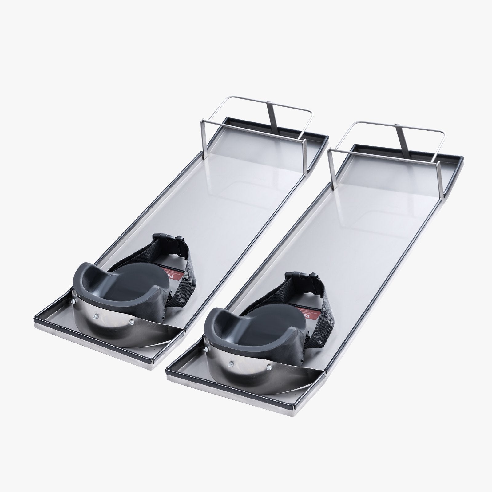VEVOR Concrete Knee Boards Stainless Steel, 30'' x 10'' Concrete Sliders, Knee Boards For Concrete, Concrete Knee Pads Moving Sliders, with Knee Pads & Board Straps for Cement and Concrete Finishing