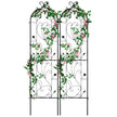VEVOR 2 Packs Metal Garden Trellis for Climbing Plant Support 60x15 in Rustproof