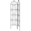 VEVOR 2 Packs Metal Garden Trellis for Climbing Plant Support 87x20 in Rustproof