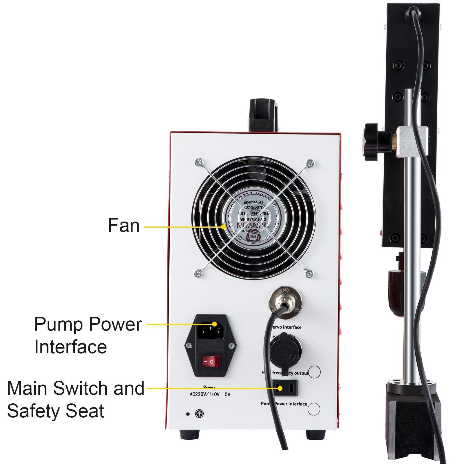 VEVOR Portable EDM Machine 800W EDM Tap Remover Depth Setting 0.039