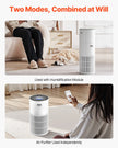 VEVOR Air Purifier 1090 ft²/h True HEPA 11 Filter Air Cleaner for Large Room