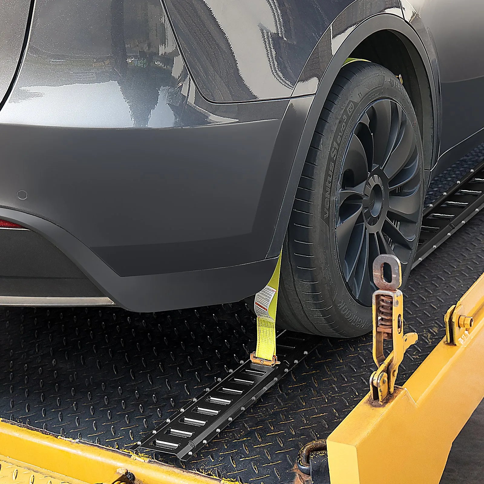VEVOR E Track Tie Down Rail Kit, 5' Steel Rails, 4 Pack, Secure Cargo & Heavy Loads Up to 2000 lbs, Heavy Duty Etrack Rails with Screws for Garages, Vans, Trailers, Motorcycle Tie Downs, ATV Mountings