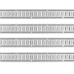 VEVOR E Track Tie-Down Rail Kit, 24PCS 5' E-Tracks Set Includes 8 Steel Rails & 8 O-Ring Anchors & 8 Tie-Offs with D-Ring, Versatile Securing Accessories for Cargo Motorcycles Bikes, 2000 lbs Load