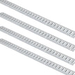VEVOR E Track Tie-Down Rail Kit, 24PCS 5' E-Tracks Set Includes 8 Steel Rails & 8 O-Ring Anchors & 8 Tie-Offs with D-Ring, Versatile Securing Accessories for Cargo Motorcycles Bikes, 2000 lbs Load