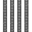 VEVOR E Track Tie-Down Rail Kit, 18PCS 5' E-Tracks Set Includes 4 Steel Rails & 8 O-Ring Anchors & 4 Tie-Offs with D-Ring & 2 Ratchet Straps, Securing Accessories for Cargo Motorcycles Bikes, 2000 lbs