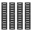 VEVOR E Track Tie Down Rail Kit, 2' Steel Rails, 4 Pack, Secure Cargo & Heavy Loads Up to 2000 lbs, Heavy Duty Etrack Rails with Screws for Garages, Vans, Trailers, Motorcycle Tie Downs, ATV Mountings