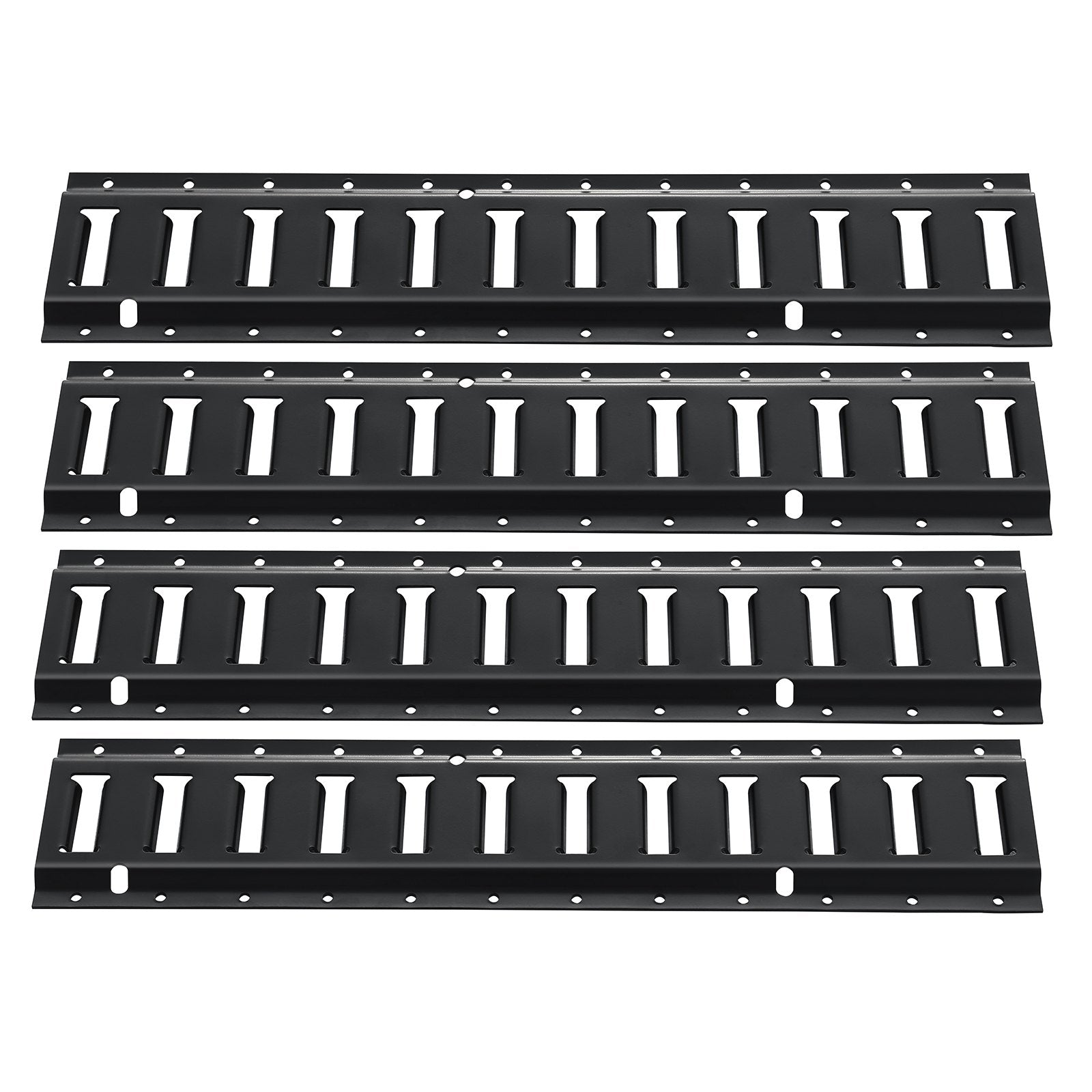 VEVOR E Track Tie Down Rail Kit, 2' Steel Rails, 4 Pack, Secure Cargo & Heavy Loads Up to 2000 lbs, Heavy Duty Etrack Rails with Screws for Garages, Vans, Trailers, Motorcycle Tie Downs, ATV Mountings
