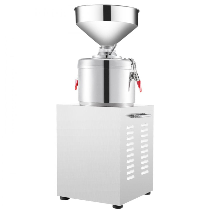 VEVOR Commercial Peanut Butter Maker 15 Kg/h, Electric Peanut Butter Maker 2850 r/min Stainless Steel, Peanut Butter Maker Machine 1100w for Peanut Sesame Walnut Butter
