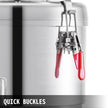 VEVOR Commercial Peanut Butter Maker 15 Kg/h, Electric Peanut Butter Maker 2850 r/min Stainless Steel, Peanut Butter Maker Machine 1100w for Peanut Sesame Walnut Butter