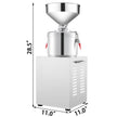 VEVOR Commercial Peanut Butter Maker 15 Kg/h, Electric Peanut Butter Maker 2850 r/min Stainless Steel, Peanut Butter Maker Machine 1100w for Peanut Sesame Walnut Butter