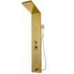 5 in1 Stainless Steel Shower Panel System Water Faucet Sprayer Gold