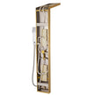 5 in1 Stainless Steel Shower Panel System Water Faucet Sprayer Gold