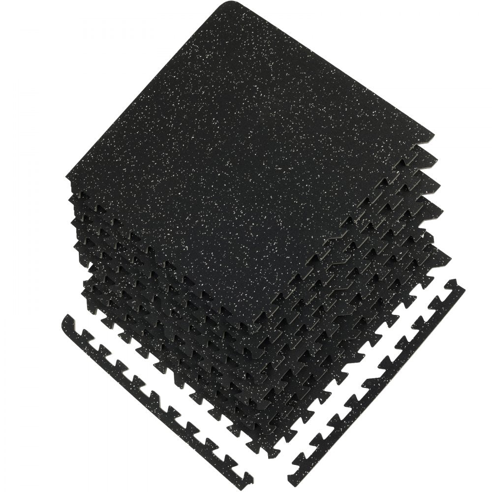 VEVOR 6 PCS 1/2 inch Thick Gym Floor Mats, 24