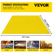 VEVOR 8 x 10 Ft Welding Blanket Gold Fiberglass Blanket Portable Fiberglass Fire Retardant Blanket Welding Mat Welding Fireproof Thermal Resistant Insulation With Carry Bag