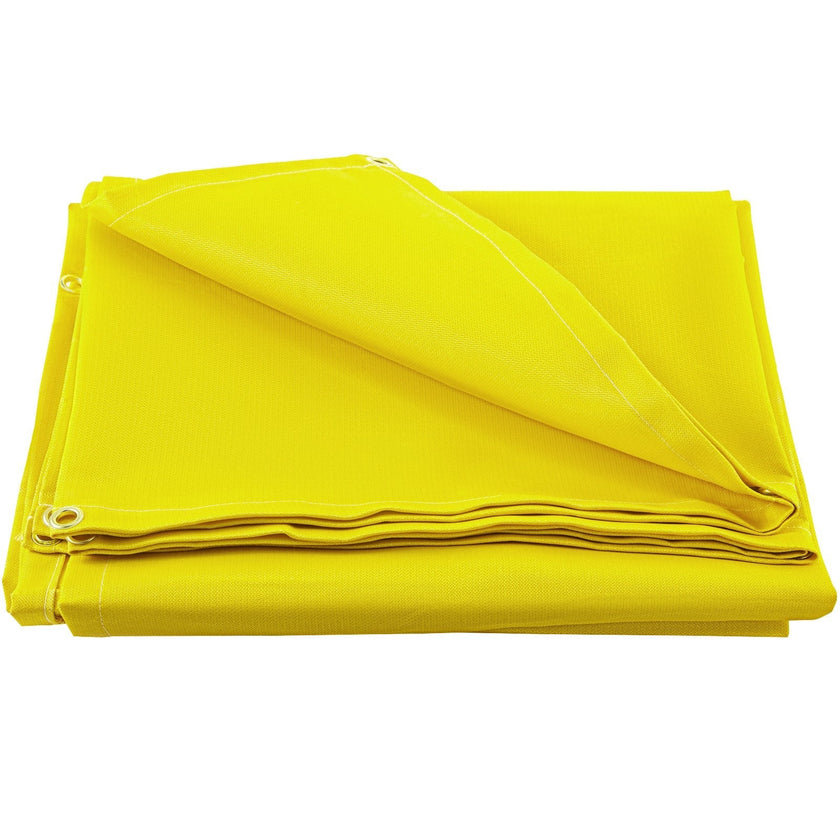 VEVOR 8 x 10 Ft Welding Blanket Gold Fiberglass Blanket Portable Fiberglass Fire Retardant Blanket Welding Mat Welding Fireproof Thermal Resistant Insulation With Carry Bag