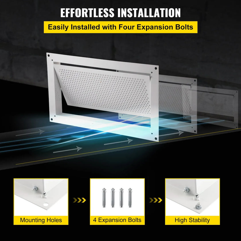 VEVOR Crawl Space Flood Vent Foundation Flood Vent 8
