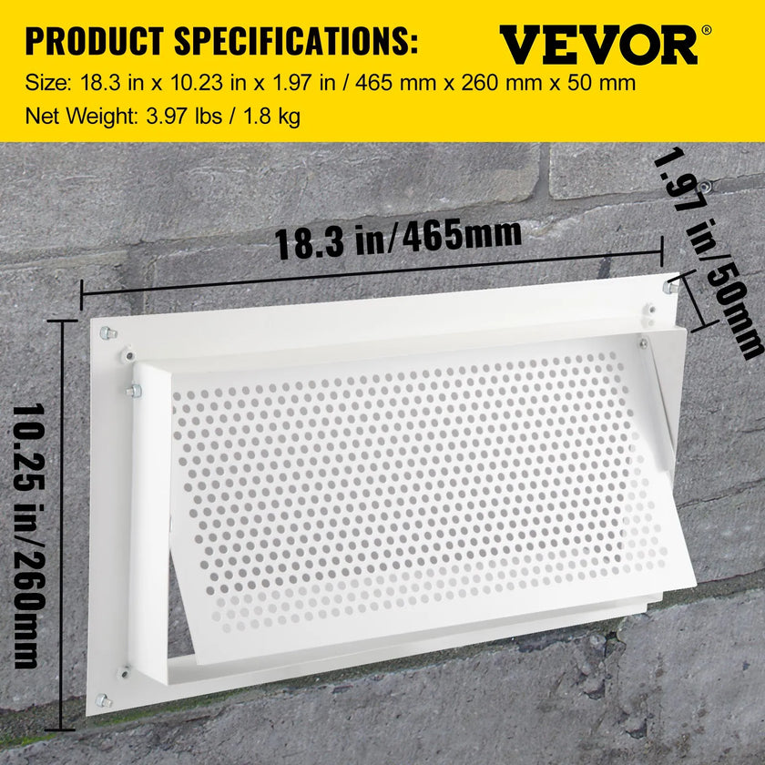 VEVOR Crawl Space Flood Vent Foundation Flood Vent 8