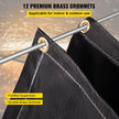 VEVOR Fire Blankets, 2 Pack Welding Blankets, 8' x 10'?Fire Suppression Blanket, 1022°F Flame Retardant Blanket, Black?Fire Emergency Blankets, Fiberglass Fire Retardant Blanket?with?12?Brass Grommets