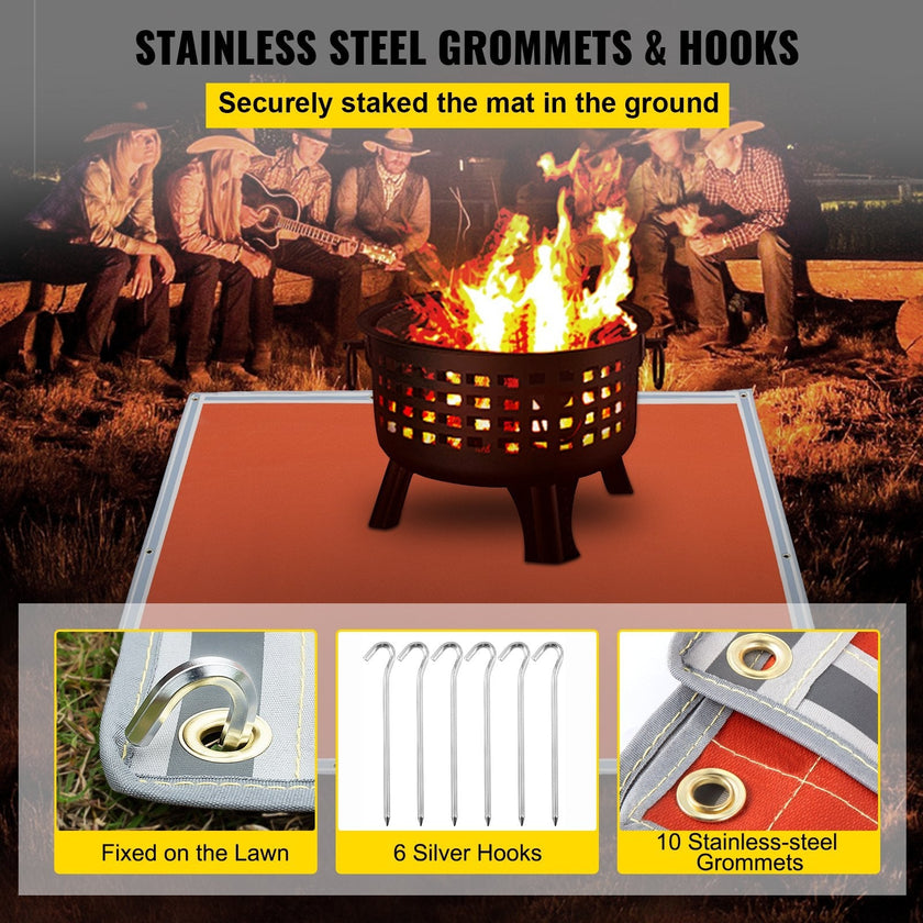 VEVOR Fire Pit Mat, 67\