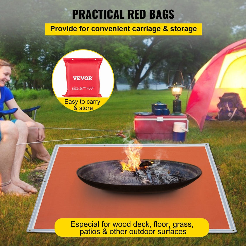 VEVOR Fire Pit Mat, 67\