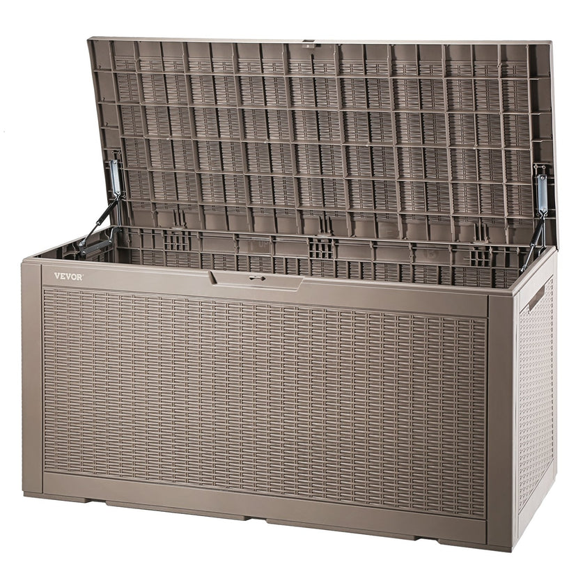 VEVOR Deck Box, 100 Gallon Outdoor Storage Box, 48.0