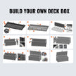 VEVOR Deck Box, 120 Gallon Outdoor Storage Box, 56.3