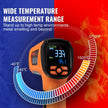 VEVOR Infrared Thermometer, -40~2732°F Dual Laser Temperature Gun Non-Contact, Handheld IR Heat Temperature Gun with Adjustable Emissivity for Metal Smelting/Cooking/Pizza Oven/Engine(Not for Human)