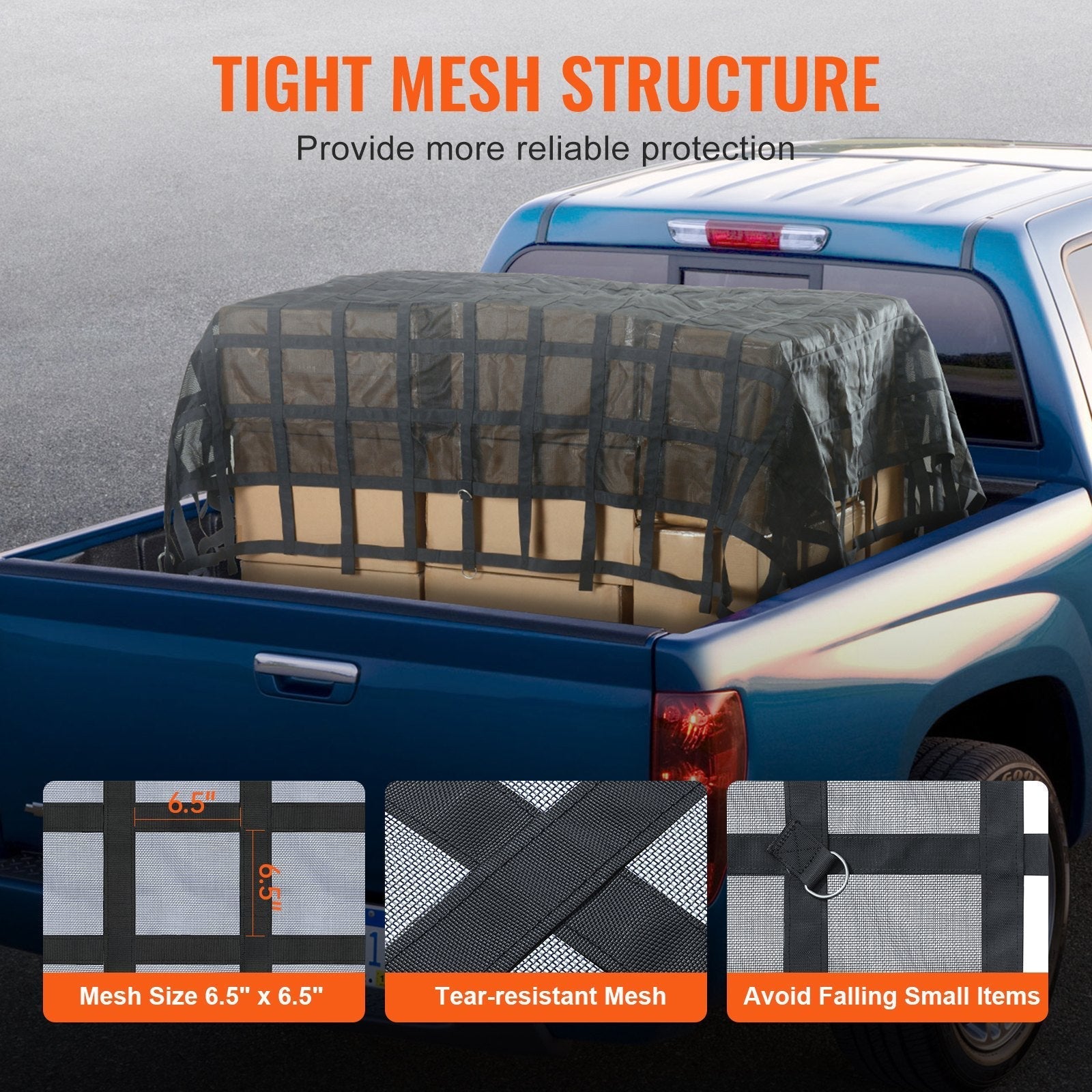 VEVOR Cargo Net Heavy Duty Cargo Net 120