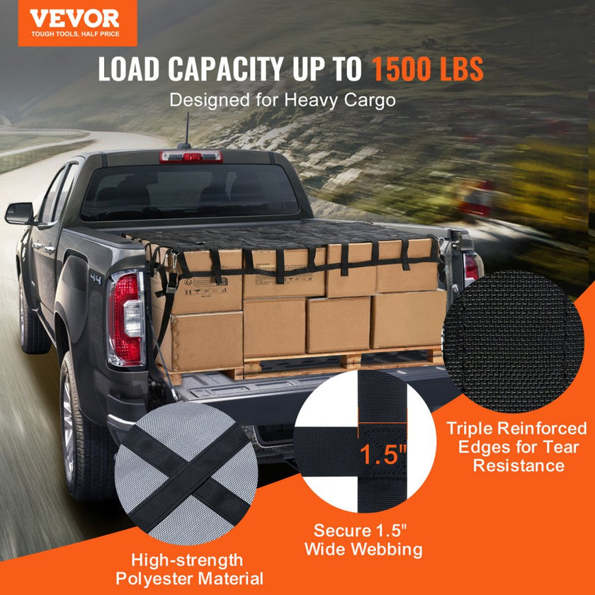 VEVOR Cargo Net Heavy Duty Cargo Net 72