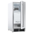 VEVOR Undercounter Built-in Ice Maker 50 Lbs/Day Reversible Door Outdoor Use