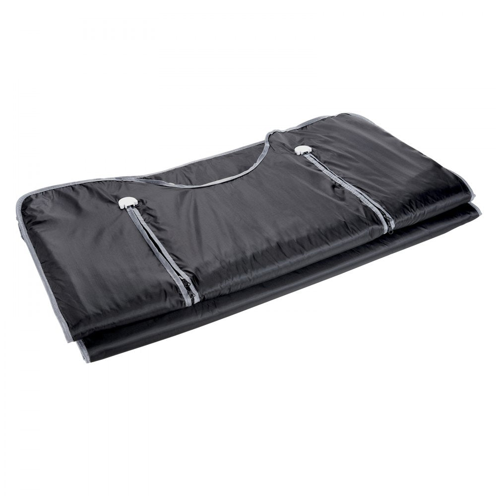 VEVOR Sauna Blanket for Detoxification, Portable Far Infrared Sauna for Home, Oxford Sauna Bag w/ Arm Holes & Carbon Fiber Heating, 1-6 Level Adjustable Temp 95-176?, 5-60 Minutes Timer, 71 x 31 in