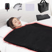 VEVOR Sauna Blanket for Detoxification, Portable Far Infrared Sauna for Home, PU Sauna Bag w/  Therapy Stones & Carbon Fiber Heating, 1-6 Level Adjustable Temp 95-185?, 1-60 Minutes Timer, 75 x 35in